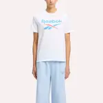 Reebok Identity Big Logo Tee White/Coral/Blue