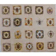 Patchwork Quilting Sewing Fabric Queen Bee Blocks Panel 92x110cm