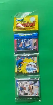 1989 DONRUSS BASEBALL UNOPENED RACK PACK- 45 CARDS/KEN GRIFFEY JR. POSSIBLE