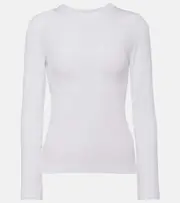 [Loewe] Loewe Anagram wool-blend top UK 14 white