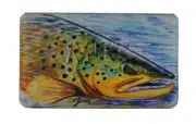 NEW MONTANA FLY COMPANY MFC MIDGE FLYWEIGHT FOAM FLY BOX HALLOCK'S BROWN TROUT
