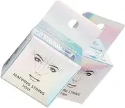 WRITWAA 2Pcs Simple Eyebrow Mapping Ruler for Accurate Makeup Application Convenient Measuring Tool for Symmetrical Brows Lightweight and Portable Design