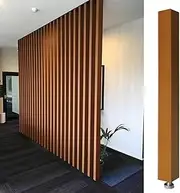 Room Dividers Wall Post DIY Wooden Room Divider For Privacy Screen/Doorway/Studio Apartment, 70-260cm Tall Square Wall Partition Floor To Ceiling Design, Easy To Install & Remove(1pc Height,120cm/47.2