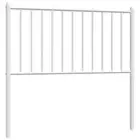 White Metal Headboard Industrial Bed Frame Head Steel Bedhead Single Size 95cm