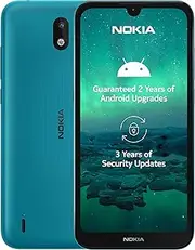 [Nokia] 1.3 5.71 Inch Android UK Sim-Free Smartphone with 1 GB RAM and 16 GB Storage (Dual Sim) - Cyan