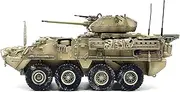 1:72 American M1296 Dragon Cavalry Armored Car Finished Model PC Fighting Vehicle Miniature for Collection & Display