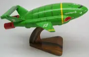Thunderbird 2 Lifting Body TB2 Airplane Desk Wood Model Regular Free Shipping