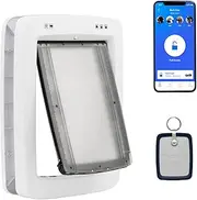PetSafe SmartDoor Connected Pet Door, Dog, Selective Entry and Exit, App Enabled Pet Door, Smart Device, Smartphone Controlled, Customise Schedule, Multiple Pet Homes - Large