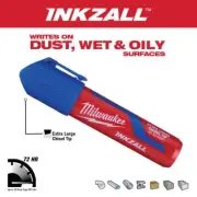 Milwaukee 48-22-3267 INKZALL Extra Large Chisel Tip Blue Marker