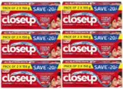 150g x 12 - Close Up Ever fresh toothpaste fresh Formula Red Hot Deep Action