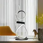 55Cm Height LED Table Lamps 2700LM 20W Modern 3 Color Touch Dimmer Black Bedside