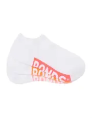 [Bonds] Logo Cushioned No Show Socks 3 Pack in White