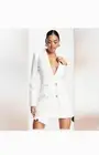 NWT Unique21 Double-breasted Asymmetry Blazzer Dress Size Large