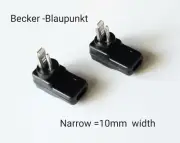 Becker German made 2 Pin Din Speaker Plugs Connector Solder Type German made