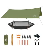 Night Cat Camping Hammock with Net - 1 Person Mosquito Hammock Tent with Tree...