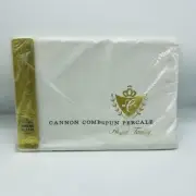 Vintage New Combspun White Fitted Percale All Cotton Royal Double Flex O Matic