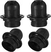4pcs Desk Lamp Chandelier Lamp Holder Light Bulb Socket Lamp Socket Lamp Making Kit Light Fixture Parts Lamp Repair Bulb Holder E27 Socket Lamp Parts for Making Lamps DIY Lamp Kit