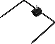 Mipcase Garden Flag Base Spike Removable Outdoor Umbrella Holder for Sand Patio Compact Ground Stake for Flag Pole Lamp Post Durable Versatile Design for Easy Setup