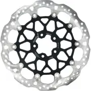 Galfer SS Black Floating Wave Front Brake Rotor Harley Dyna Super Glide 04-06