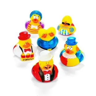 (I LOVE樂多)日本進口 黃色小鴨 一套6個 派對組合 浴缸玩伴 RUBBER DUCK