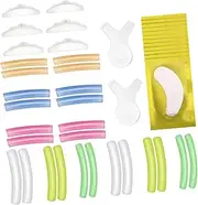 FOMIYES Professional Eyelash Curler Kit Silicone Gasket Brush for Beauty Maintenance