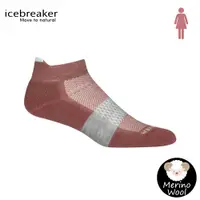 在飛比找蝦皮商城優惠-【Icebreaker 女 薄毛圈多功能運動踝襪《酒紅/灰》