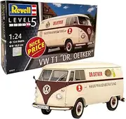 Revell 07677 VW T1 Dr. Oetker 1:24 Scale Unbuilt/Unpainted Plastic Model Kit