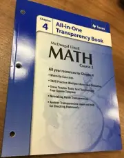 McDougal Littell Math Course 2, Chapter 4 Transparency Book