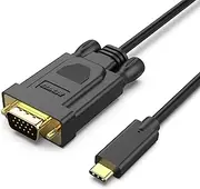USB C to VGA Cable, Benfei USB Type-C to VGA Cable [Thunderbolt 3] Compatible for MacBook Pro 2019/2018/2017, Samsung Galaxy S9/S8, Surface Book 2, Dell XPS 13/15, Pixelbook and More - 6 Feet