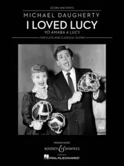 Michael Daugherty I Loved Lucy Flute & Guitar Classical Latin Sheet Music Book