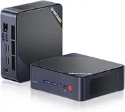 BOSGAME B100 Mini PC Linux Ubuntu 24.04 Intel 12th Gen N100 16GB DDR4 3200Mhz RAM 512GB M.2 SSD Mini Computer | 4K Triple Display | USB 3.2 | Wi-Fi | 2.5G LAN | Full Function USB-C (Data/PD 3.0/DP)