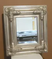 Ornate Solid Wood "16x18" Rectangle Beveled Custom Framed Wall Mirror