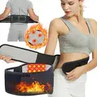 Self Heated Magnetic Back Support Belt Lumbar Waist Brace Pain Relief Therapy AU