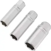 3/8 Drive Magnetic Spark Plug Socket Set, 5/8" (16 Mm), 9/16", 13/16" Sockets
