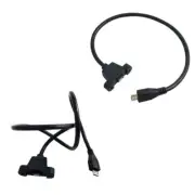 Micro USB USB2.0 Male Connector to Female Extension Cord 30cm/50cm Portable