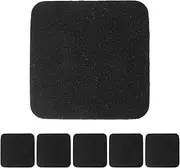HANABASS 6pcs Treadmill Vibration Isolation Pads Noise Reduction Mat Thickened Rubber Shock Absorbing Pads, Exercise Equipment Mat, for Home Gym Protects Floors, Walking Pad, Exercise Bike