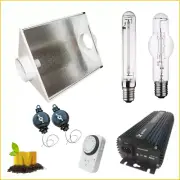 600w Digital Ballast Cool Vent 5" SHADES Grow Light HPS/MH lamps Timer Yoyo Kit