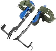 [GOOHOCHY] Tree Climbing Shoes Set Spikes Tree Climbing Gear Kit Easy to Use and Carry Random