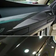 Ozoffer Gloss Black 6D Carbon Fiber Vinyl Car Phone Laptop Wrap Sticker Film 150x90 CM