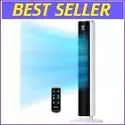 Bladeless Tower Fan: 36-Inch Quiet Cooling with Remote for Peaceful Sleep