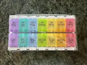 Large Home & Travel Weekly (7-Day) Pill, Medicine, Vitamin Organizer, AM/PM, NEW