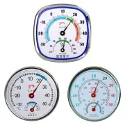 Round Thermometer Indoor & Humidity Gauge Thermometer Hygrometer Analog