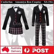 Game Persona5 Amamiya Ren JOKER Uniform Cosplay Costume Unisex Style Casual