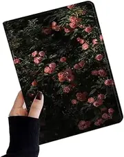 Case for iPad 10.2-Inch 9th/8th/7th Generation (2021/2020/2019) & iPad Air 10.5" 2019/ iPad Pro 10.5 - Flower Pattern Cute Slim Leather Folio Stand Cover with Pencil Holder, Auto Wake/Sleep(iPad9/8/7/Air3/Pro10.5, Color K)