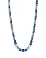 Nadri Rockstars Mixed Stone Collar Necklace in 18K Gold Plated, 16