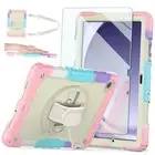 Case for Samsung Galaxy Tab A9+ 11'' 2023, [Kids Proof] Full Body Light Pink