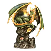 The Eternal Shadow Illuminated Dragon Sculpture