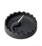 Debowler Narwhal Silicone Ashtray - Silver