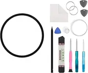 Vvsialeek Compatible Samsung Galaxy Watch 6 SM-R930 40 mm Front Screen Glass Outer Plate Lens Replacement (No LCD Screen and Touch Digitizer) with Tool Kit