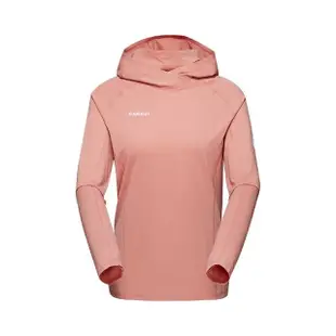 【Mammut 長毛象】Selun FL Sun Hoody AF Women 機能套頭連帽上衣 石英粉 女款 #1016-01410